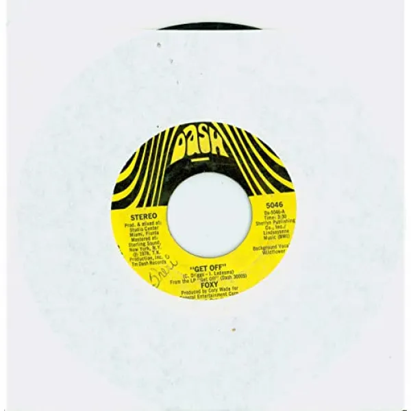 Nmt 당신을 내릴 Foxy Dash Records 1978 부근 9 점 중 7 빈티지 45 Rpm 비닐 레코드 P0168083lklzn34 기본