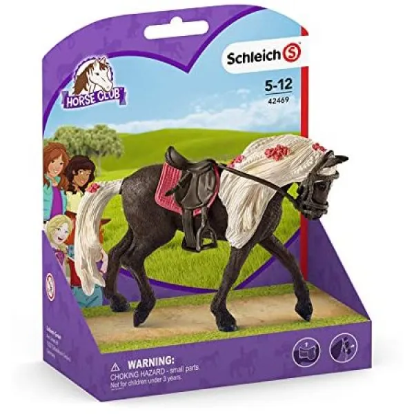 어린이 연령 5-12에 대한 Schleich 말 클럽 록키 마운틴 말 메어 말보기 3 개 교육 Playset의 999999115479, One Size