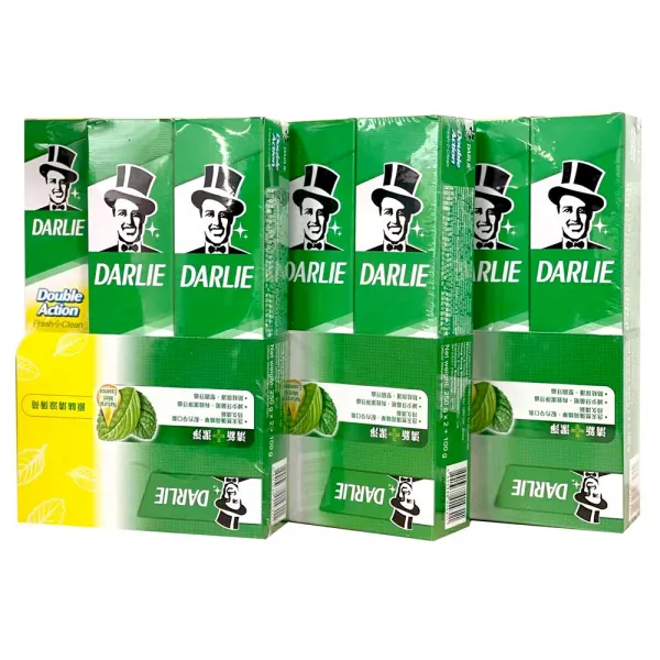 홍콩 달리치약 더블액션 더블민트 250G 6개 100G 3개