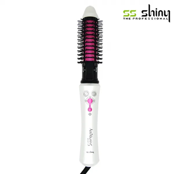 더블에스샤이니 오토볼류밍 유선 자동회전 고데기 Avc 001 화이트