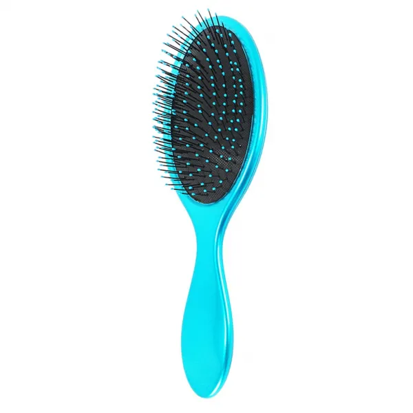 STK 타원형 나일론 헤엄 솔 안마는 쿠션 된 빗 머리 Detangler 빗 파랑을 완화했습니다, 1개