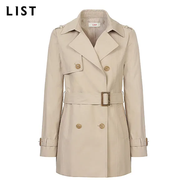  리스트 코튼 블렌드 하프 트렌치코트_twwbyk52020_lb