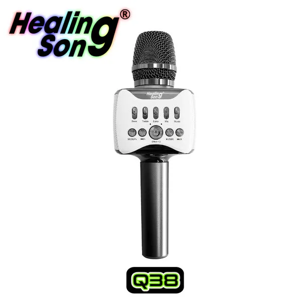 힐링송 불루투스마이크 Q38 증정[마이크 스탠드+무료이용권 3매 증정] 주말발송 ~16시[토], 힐링송 Q38