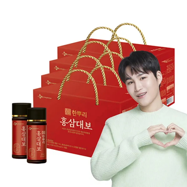 CJ 한뿌리 홍삼대보 10병 4박스