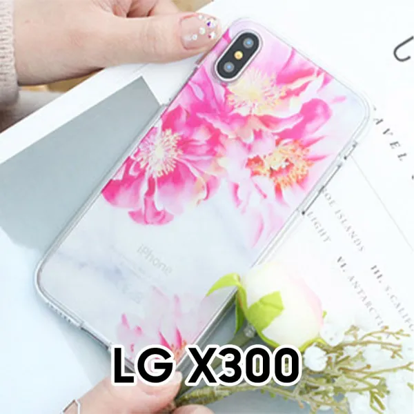 [유앤강] / 마블플라워 LG X300 K120S 투명 젤리케이스 / 액세사리 보호