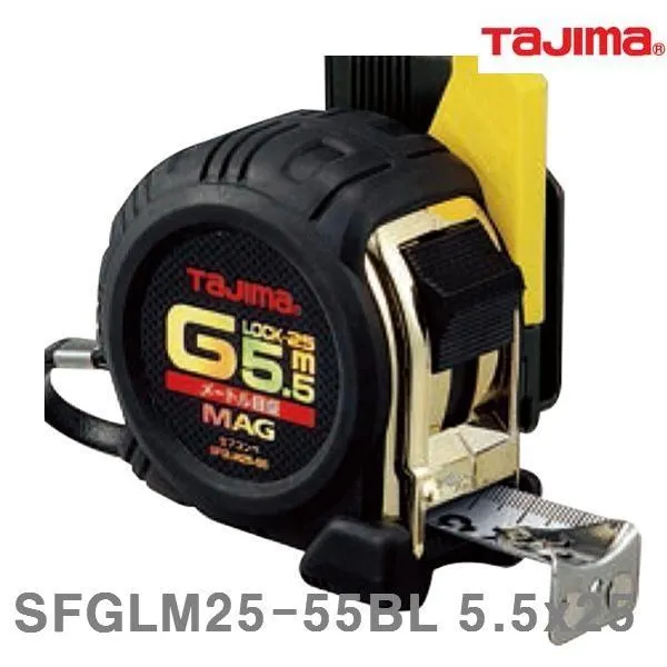 SZL371618타지마 안전줄자 SFGLM25-55BL 5.5x25 납기4일 (1EA) 측정공구 각도기