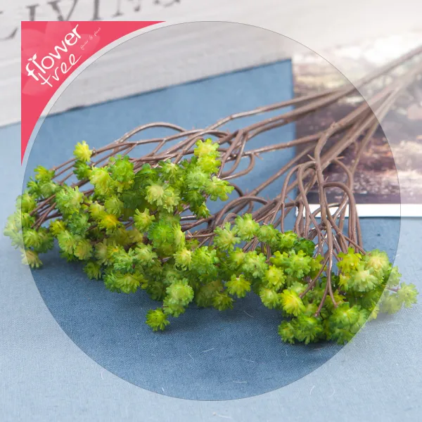 감성인테리어 예쁜 조화 모음 180종 / 플트 조화꽃 B B33.가을안개가지 50cm 그린