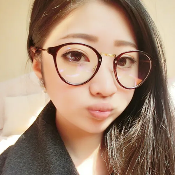 IVE 여자 안경테 여성반무테 33695685