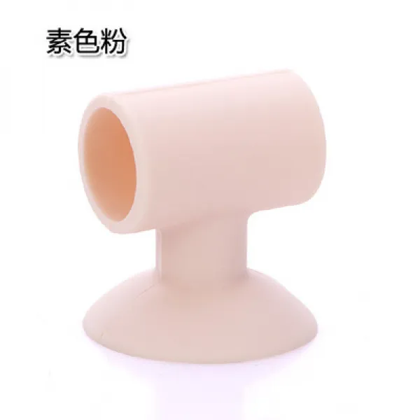 도라에몰77 도어핸들손잡이 도어락손잡이 도어락문손잡이 독창적 흡착판식 벽면 방지패드 문고정장치 음소거 보호쿠션 소음방지, 바칸디핑크