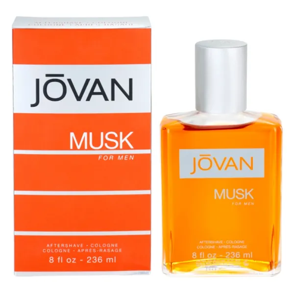 Jovan Musk Aftershave Water for Men - 236 ml, 236ml