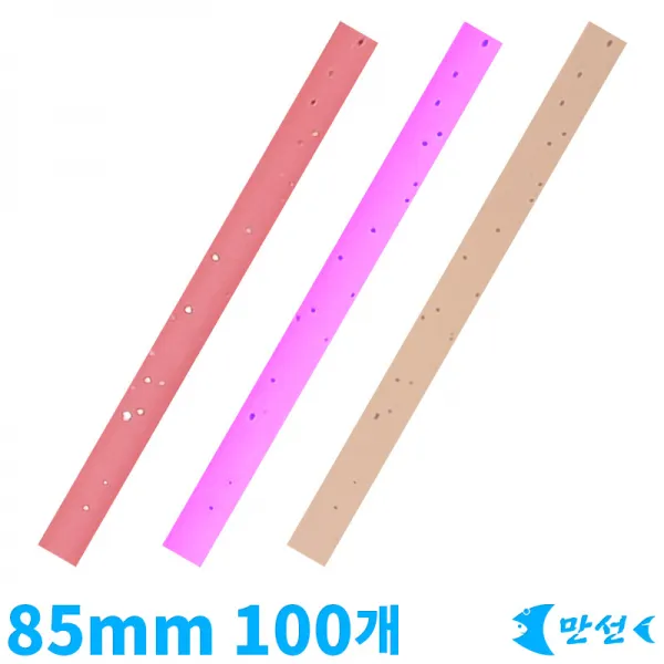 갈치채비 투인원 고장축광튜브 핑크 85mm 100개 MTHT
