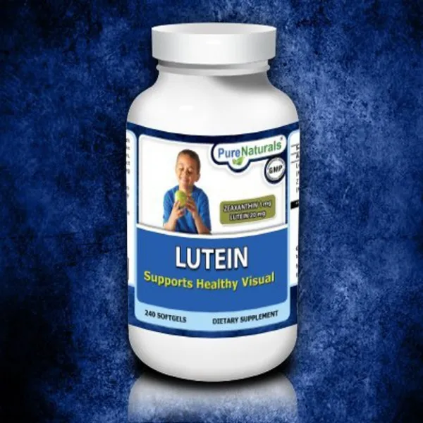 Pure Naturals Lutein 20 Mg 240 Count 아스잔틴 눈약 징크골드아이즈 코스트코루테인 오큐비전 루테인지아잔틴아스타잔틴 어린이눈영양제 눈에좋은약 1개 1