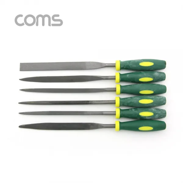 65 항상또오기 / 공구 다듬질용 줄세트 6pcs 야스리 공구줄 쇠줄 야스리 다듬줄 세트 기타 수공구