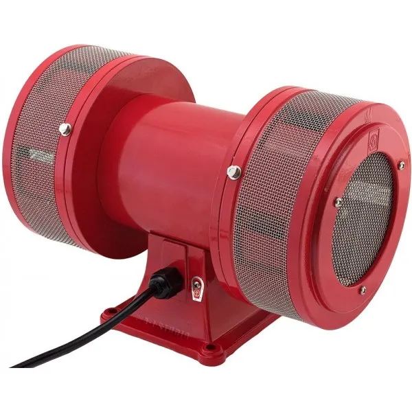 여우 뿔 크게 산업용 전기 모터 구동 알람 / 사이렌 (공습) 120V VXS-1450AR