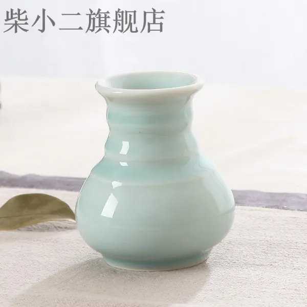 셀러문 인테리어 용천 청자 홈데코소품 핸드메이드 개성 스타일리시 작은꽃 기 무대 수배 꽃꽂이 꽃병 배부른 병 아우의 집 핑크 청