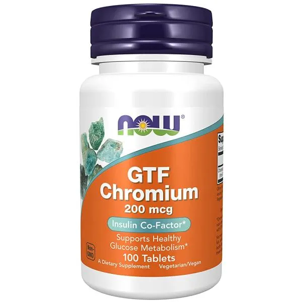 나우 푸드 GTF 크로미움 200mgNOW Supplements, GTF (, 1개, 기본