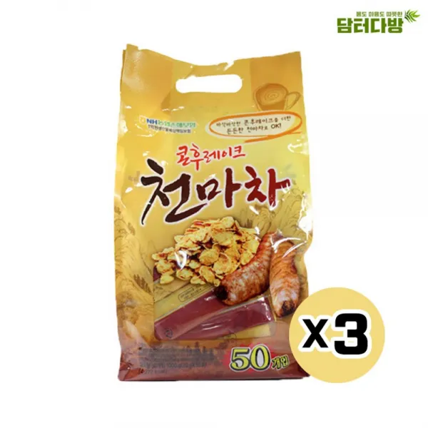 Food동일 콘후레이크 천마차 50포 대용량x3 콘후레이크천마차 동일천마차50스틱 동일천마fw5fc815 1