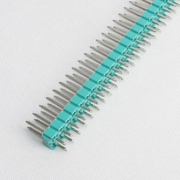 컬러 핀헤더 Dual 2x40Pin Straight(2.54mm) 녹색핀헤더 핀헤더 DM2725, 단일상품