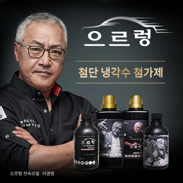 냉각수첨가제 으르렁 친환경 첨단소재 연비상승 소음감소 매연제로 국가공인인증기관 SGS시험성적검증, 으르렁V1 국산차전용 500ml