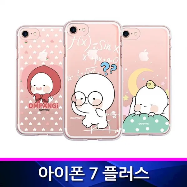 아이폰7플러스 호환 옴팡이 버블리 투명젤리 폰케이스 핸드폰액세서리 1 매스옴팡