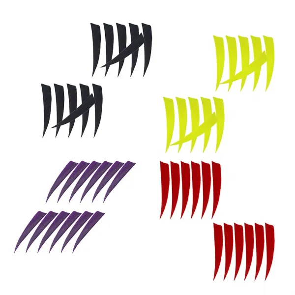 Royalways Arrow Fletchings Replacement Archery Arrow 터키 깃털 베인 화살 화살 축 DIY 4 인치 화살 화살