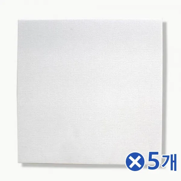 종이캔버스 액자 정사각x5개 미술놀이재료 만들기놀이