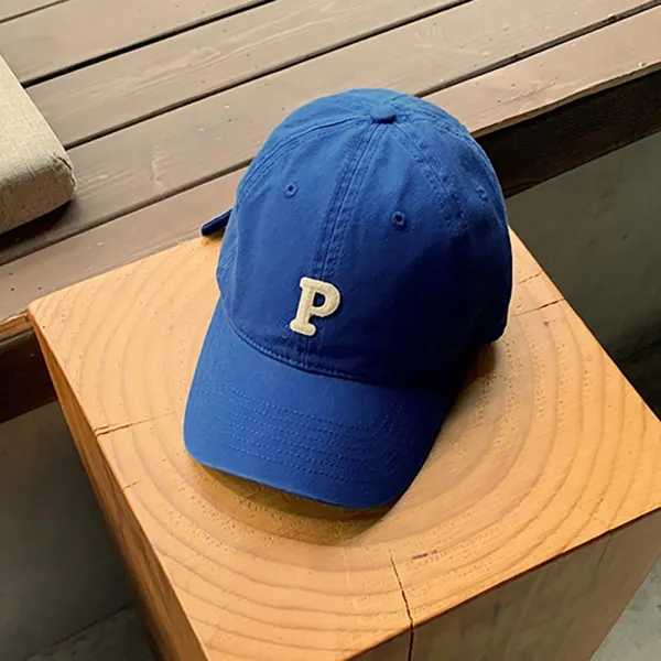 우드피카 남녀공용 P로고 볼캡