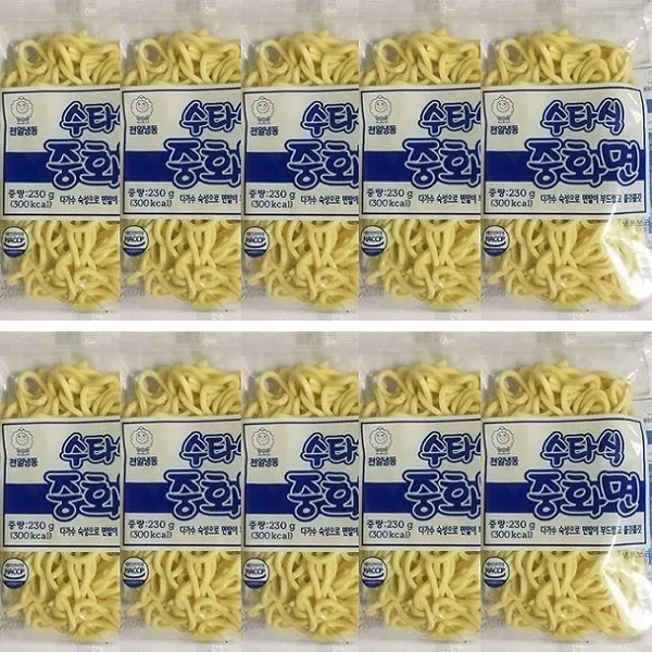 천일 짜장면 사리면 수타식 중화면 230g X 10개