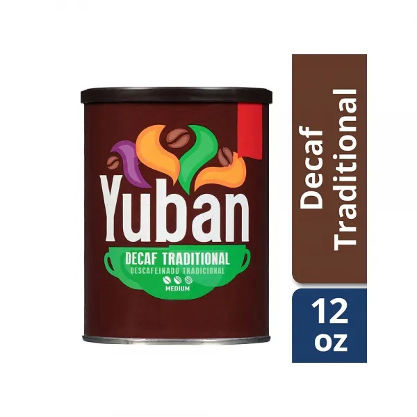 Yuban Traditional Decaf Medium Roast Ground Coffee 유반 디카페인 미디움 로스트 커피 12온스 340g 1통, 분쇄