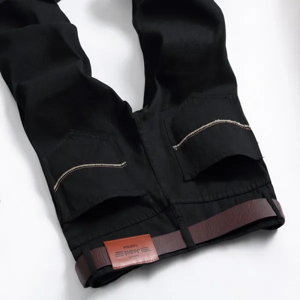 남자작업복바지 가을 데님 긴바지 남성 내마모 출근 작업복 오염방지 근무 통돌이 루즈핏 빅사이즈 남성복