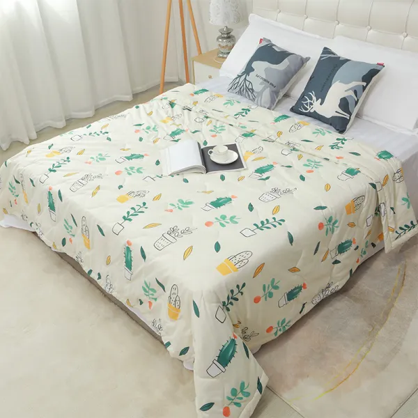 여름이불 워싱 면 에어컨 여름 쿨링 이불 여름 얇은 이불 2인 이불 봄가을 이불 여름 이불 세탁기 사용 70번 Ar Z 늦여름 에 녹식 하 다.