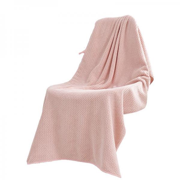 퍼투 간편 건조 바스타월 70 x 140cm, 1개, 핑크
