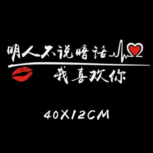 차량용스티커 차량스티커 도어스티커 후단 아이디어 개성 반사광선 한집 스티커 확인 눈빛보내는 청춘 그림스티커, T01-반사광선 실버화이트 40CM민 그렌 말하지않음 뒷말