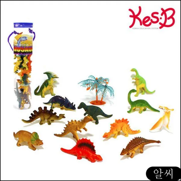 Ms 나무 네이처 사파리튜브 소 공룡 13pcs 캐스b 트리케라톱스 브라키오사우르스