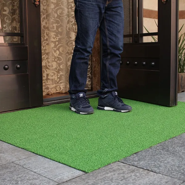 진채 문 앞 에 매트 를 깔 고 문간방 에 들 어가 면 미끄럼 방지 발판 잔디 흙 닦 이 1개