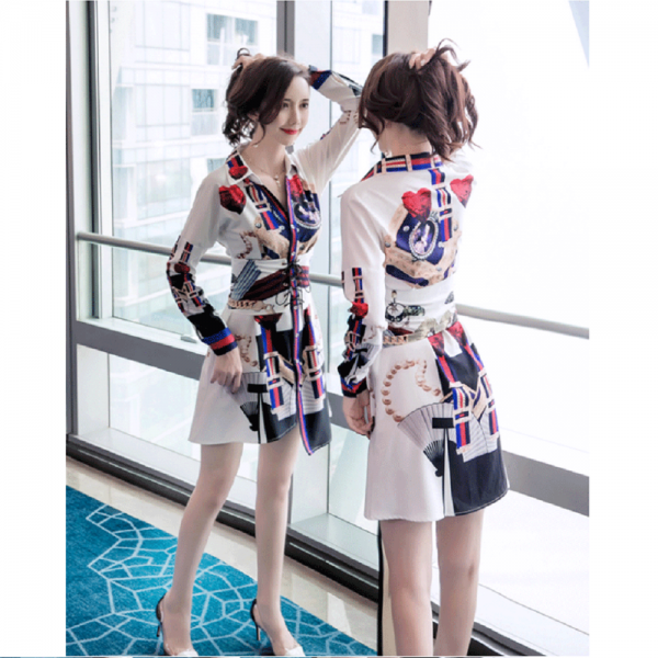 나라라오리 여성 코르셋 허리 벨트 투피스 하객룩