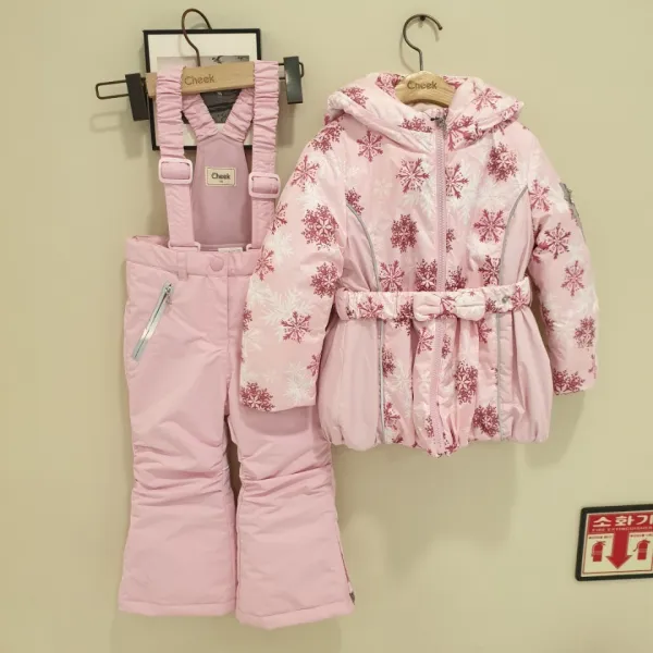 치크 2019핫신상!!스키장!!눈썰매장!!방수짱!!방한짱!!눈꽃전판스키점퍼+스키바지cksp20b51 03