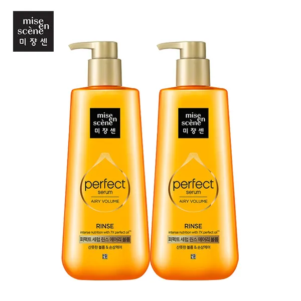  무료배송 미쟝센 퍼펙트세럼 린스 에어리볼륨680ml 2개