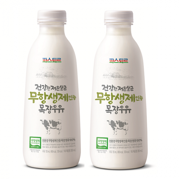 파스퇴르 무항생제 우유 200ml, 3개, 750ml