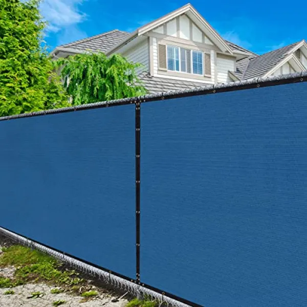 NMT customed 8 'x 154'블루 울타리 개인 정보 보호 화면 바람막이 구속력이있는 Gr [8' x 154'- Blue] - P074407W81XRQC0, 8' x 154'- Blue