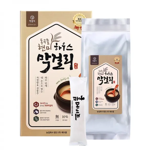 하우스막걸리 오버파워푸드 신기한 가루막걸리키트 하루만에완성, 하우스막걸리530g 1박스
