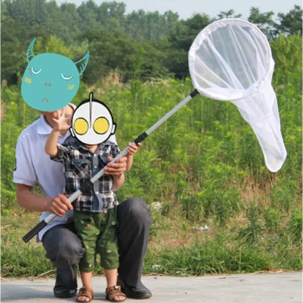 [신상 품 출시] 포충망 은 손 잡 이 를 확장 하여 약 106cm 로 축소 한 후 약 47cm 가 벌레 를 잡 아 매미 의 작은 구멍 을 잡 으 면 그물 을 접 고 분리 할 수 있 습 니 다.