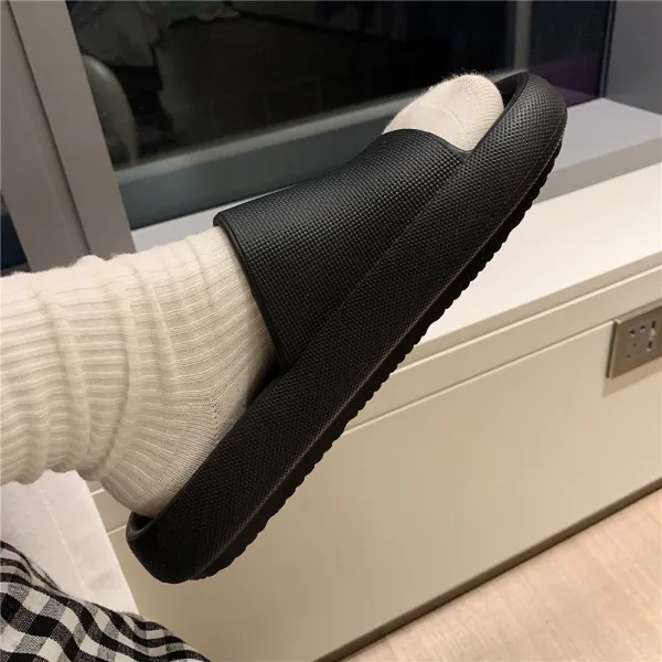 인스타 패션 학원물 슬리퍼 실내외 신규 심플 플랫 일자 쿨 슬리퍼녀