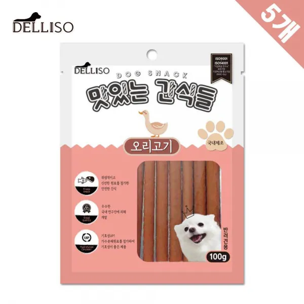 피부건조 면역강화 강아지 가수분해 간식 5봉 빼빼로 영양 견물생심 애견