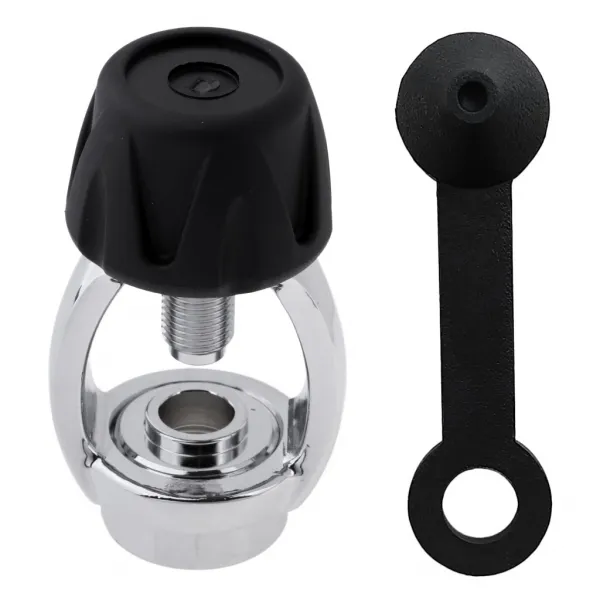 Stk스쿠버 다이빙 딘 멍에에 1 단계 레귤레이터 변환기 어댑터 먼지 모자