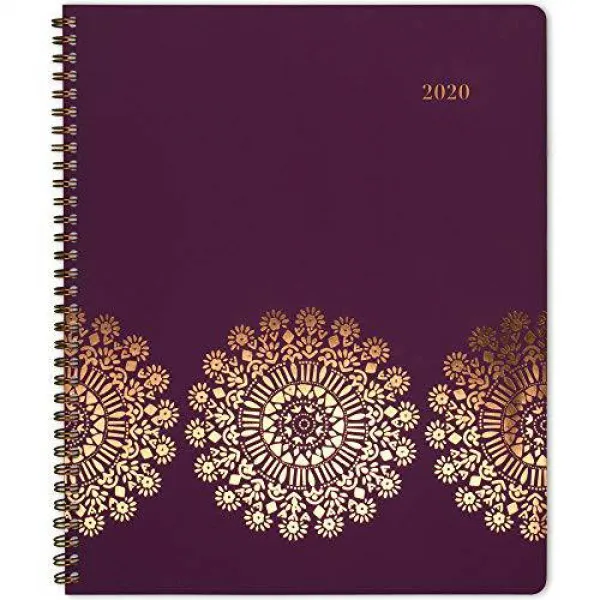 캠브리지 2020 주간 및 월간 계획자 / 예약 도서 8-1 / 2 x 11 Large Sun