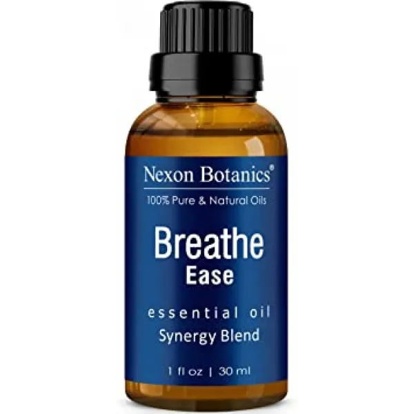 Breathe Essential Oil Blend 30 ml-Made in USA-유칼립투스 페퍼민트 로즈마리 니아 울리의 순수하고 자연스러운 호흡-부비동 기침 및 혼잡 완화에 도움-Ne, 단일