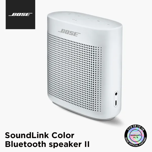 [BOSE] 보스 정품 SoundLink Color 2 블루투스 스피커, 폴라 화이트