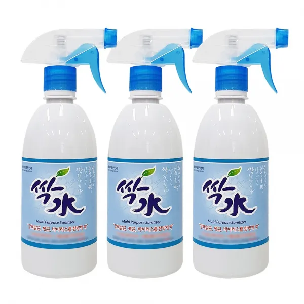 싹수 뿌리는 살균소독제 500ml 미산성 차아염소산수, 3개