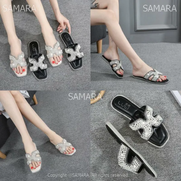 Qterra 특허브랜드 플랫슬리퍼 슬리퍼 큐빅 샌들 여름슬리퍼 여성슬리퍼